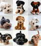 Custom made crochet doggies. Unique gifts!