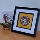 Crystal Art Poinsettia Picture