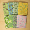 Spring garden flower fabrics