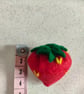 Handmade felt strawberries x 4 - Image 4