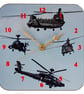 Wall Clock - Helicopters