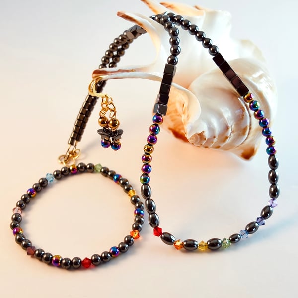 Three Piece Jewellery Set - Necklace, Bracelet And Earrings - Seconds Sunday
