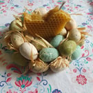 Spring Chick Beeswax Candle