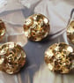 19mm 30L medium weight Gold shank Buttons from Italy x 4