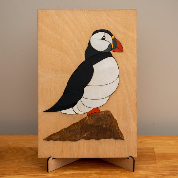 Puffin Mosaic Jigsaw Puzzle for Adults