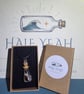 Coastal Keepsake Necklace - Crystal Chippings Miniature Bottle Pendant - CK-C02