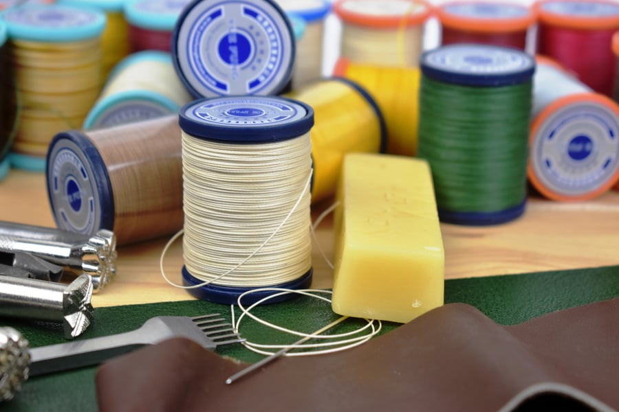 0.45mm diameter linen handsewing thread, Yue Fung, HongKong Brand, linen cord