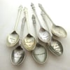 Grumpy old man spoon, one handstamped apostle coffeespoon, choice of wording