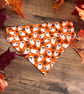Dog Bandana - Halloween - Fully Reversible Over the Collar - Ghosts & Bats - Image 2