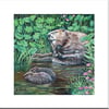 Spirit of Beaver - Greeting Card with Nature Spirit Totem message on reverse
