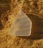 Beach glass pendant from cut glass - Image 2