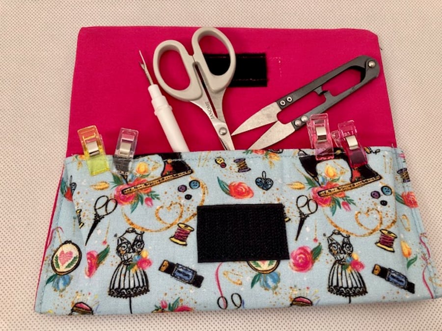 Nanna Pouch - small accessories storage pouch - fabric wallet