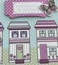 Cute street of houses new home card - Image 3