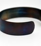 Surgical steel Owl Cuff, multicolured finish, slim - Image 4