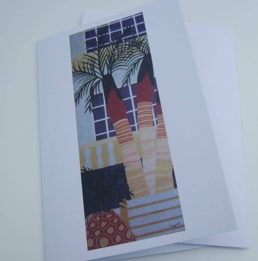 Art Card Pineapple Palms
