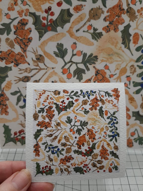 Perfectly Imperfect Autumn Leaves Sample Print
