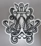 Kracken Octopus Embroidered Sew on Applique Patch