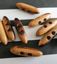 50mm (2") Real Wood 2 hole Toggle x 3 Pieces - Image 2