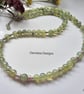 Designer Prehnite Sterling Silver Necklace  - Image 1