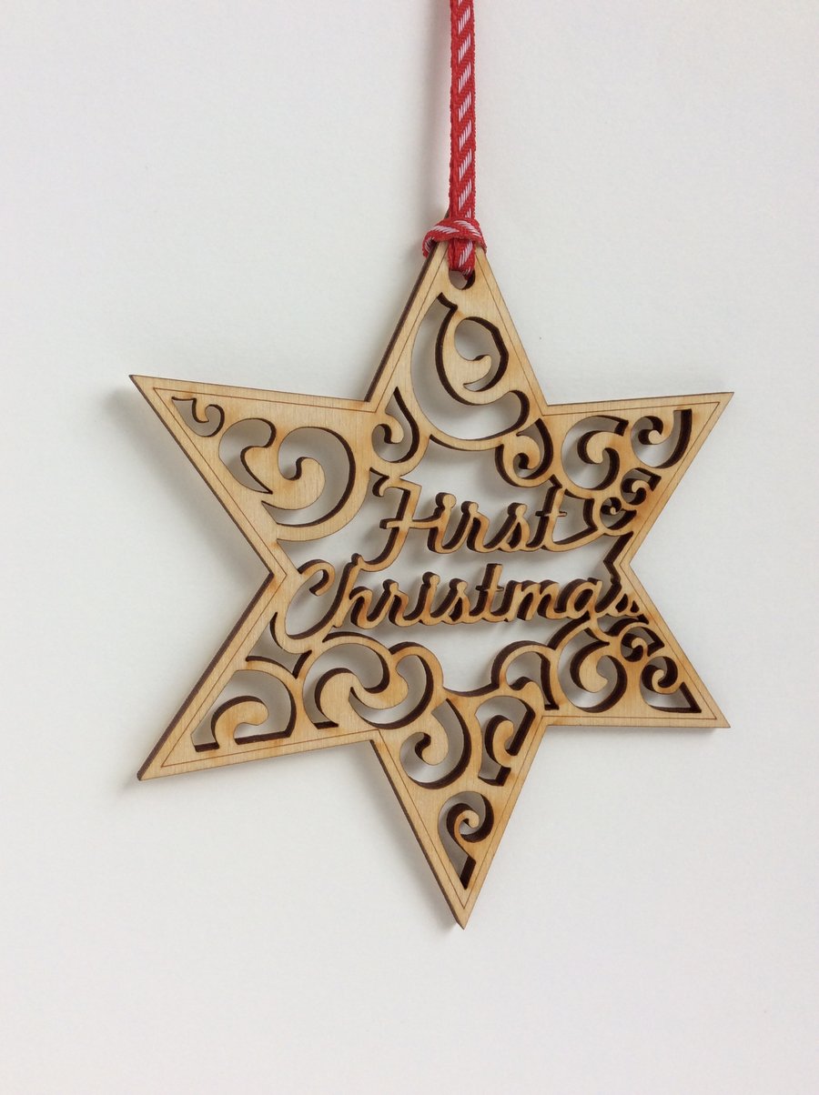 'First Christmas' star (medium)