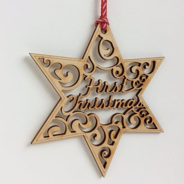 'First Christmas' star (medium)