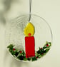 Fused Glass Candle Hanging Decoration - Image 6