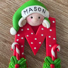 Personalised Initial Christmas Tree Ornament