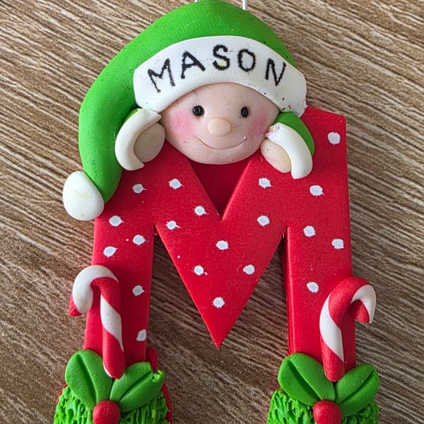 Personalised Initial Christmas Tree Ornament