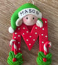 Personalised Initial Christmas Tree Ornament - Image 1