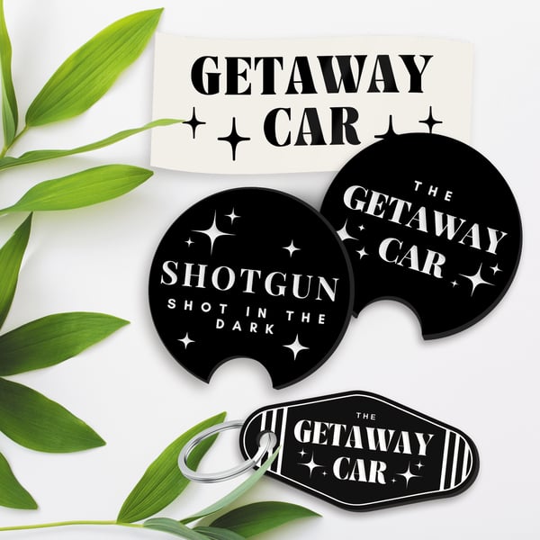 The Getaway Car Bundle Pack: Music Inspired Girly Car Accessory Gift For Her