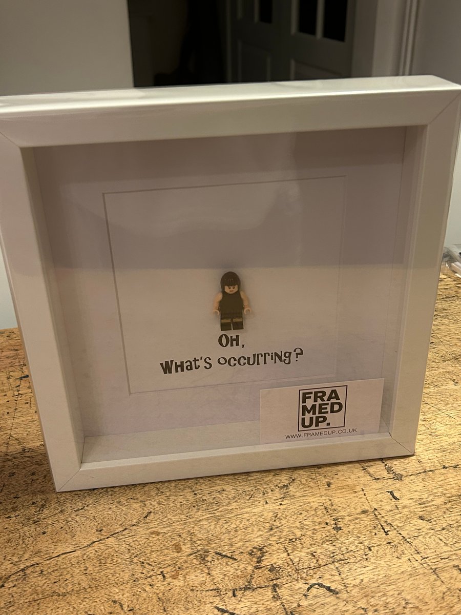 GAVIN AND STACEY - Nessa - Framed custom Lego minifigure