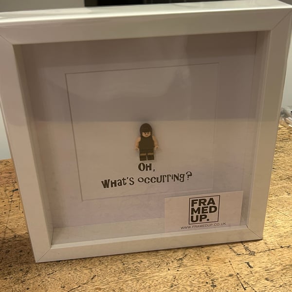 GAVIN AND STACEY - Nessa - Framed custom Lego minifigure