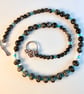 Faceted Amazonite And Larvikite Necklace - Handmade In Devon - Image 5