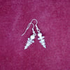 Icicle crystal earrings