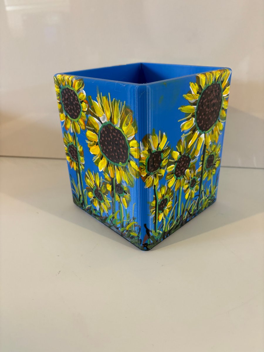 The sun on the flowers