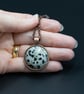 Dalmation jasper and copper handmade gemstone pendant necklace, Pisces jewelry - Image 6