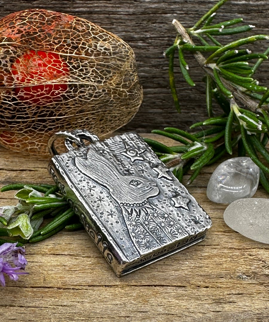 Book of Spells Hare Pendant (1)