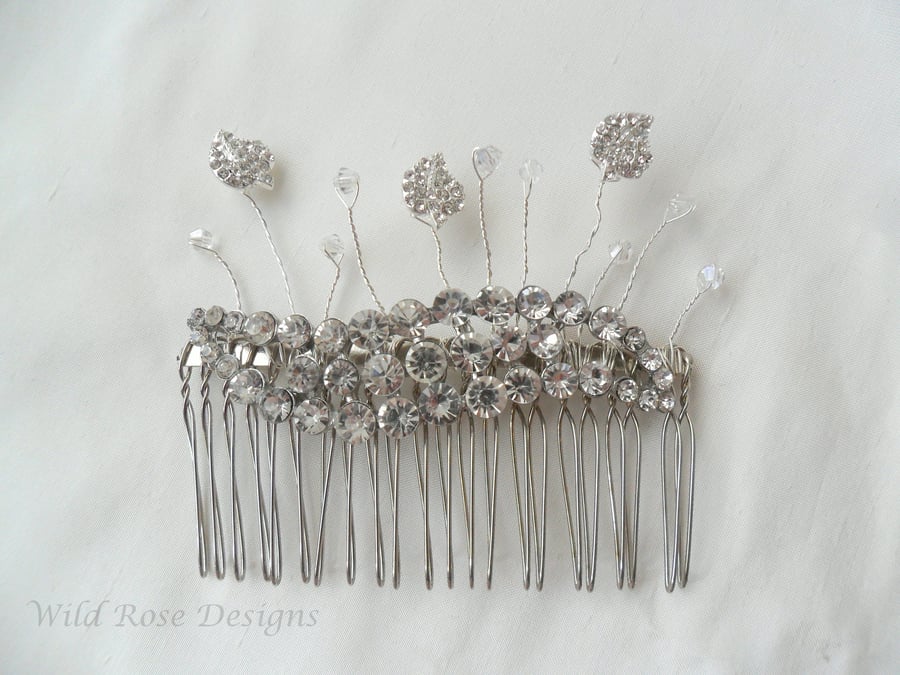 Diamante hair comb