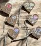 Set of 6 Cork Heart Gift Tags  – Mini Heart Cork Gift Tags