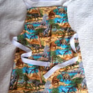 Dinosaur, apron, age 6-10 years