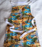 Dinosaur, apron, age 6-10 years