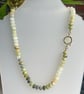 Holy Guacamole Hand Knotted Beaded Gemstone Necklace - Image 9