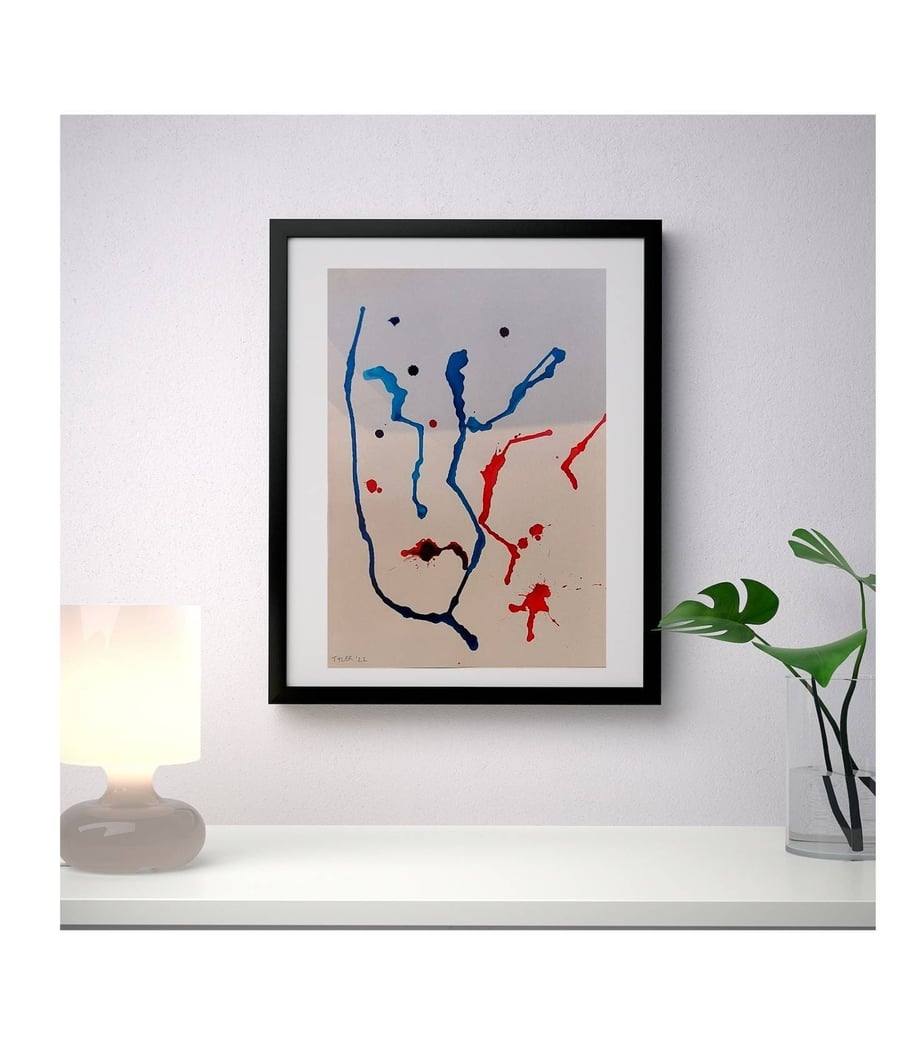 Splice - mixed media on a3 paper