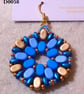 Hexagonal bead earrings (customisable) - Image 1