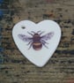 Small porcelain heart with hole - Image 5