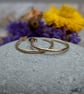9ct Gold 'Meadow' Patterned Hoop Earrings - JBJ1060 - Image 2