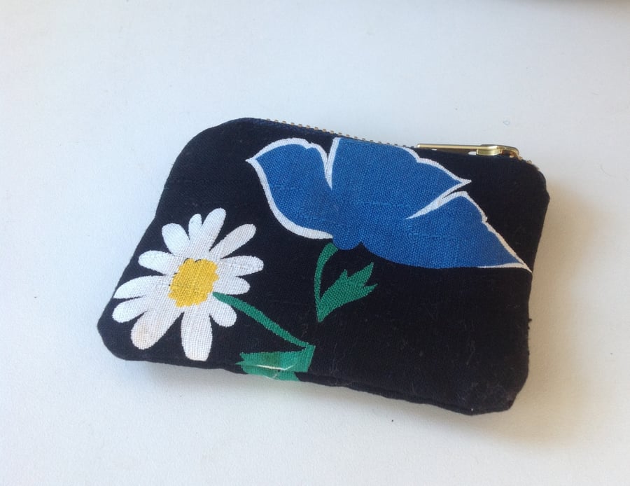 Flower Fabric Coin Purse