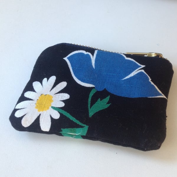 Flower Fabric Coin Purse