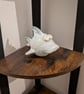 Ceramic shark ornament, gift for ocean lovers