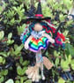 Rainbow Witch Doll Decoration, Pride Month, LGBTQ Gifts, Rainbow Gifts